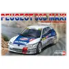 1:24 Nunu 24009 Peugot 306 Maxi - '96 Monte Carlo Rally Plastic Modelb...