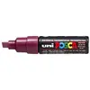 Marqueur - UNIBALL - POSCA PC8K - Pointe large biseautée - 8mm - Lie de Vin