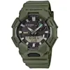 Casio, Montre, GA-B010-3AER, Vert, Noir, (Chronographe, Montre analogi...