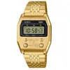 Montre Casio - Mixte - A1100G-5EF - Acier inoxydable Doré - Etanche 3 Atm