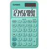 Casio SL-310UC Calculatrice de poche 10 chiffres panneau solaire, pile vert