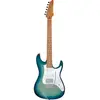 Ibanez AZ22S1F Transparent Turquoise Burst elektrische gitaar