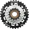 Roue Libre 7 vitesses  Shimano 14-28 Argent-Noir