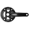 SHIMANO Mixte - Adulte Design 12-Speed Crank Set Noir, Taille Unique
