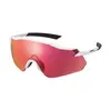 SHIMANO Lunettes unisexes pour adulte, Blanc (White w/Ridescapa), taille unique