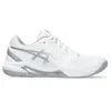 ASICS Dedicate 8 Femme Blanc Argent, White Pure Silver, 40 EU