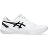 ASICS GEL Dedicate 8 Chaussures de tennis pour homme, blanc/noir, 41.5 EU