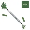 COPIC Ciao G94, Grayish Olive, Twin Marker avec une pointe moyenne et une pointe pinceau