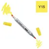 Stylo feutre Copic Ciao double pointe - Y15 Cadmium Yellow