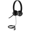 Lenovo 100 - Micro-casque - sur-oreille - filaire - USB - noir