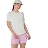 T-shirt Asics Road manches courtes beige femme, Taille L