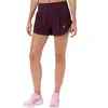 Pantalón Corto Asics Road 3.5in Burdeos Mujer, Taille M
