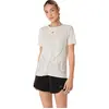 T-shirt Asics Metarun Blanc Beige Femme, Taille M