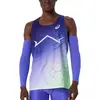 T-shirt Asics Metaspeed sans manches violet blanc, Taille XL