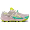 Chaussures Asics Trabuco 14 Rose Jaune SS26 Femme, Taille 40,5 - EUR