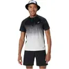 ASICS, Hommes, T-shirt de sport, T-Shirt Road Fade (M), Blanc, Noir, M