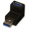 Lindy USB 3.0 90 Degree Up Type A Male to Female Right Angle Adapter -...