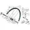 Shimano Roue de vélo à Rayons 298 mm pour WHM9000-29 VR 47V9803
