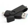 OUTAD 2 en 1 OTG Clé USB 32 Go USB 3.0 noir