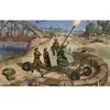 Figurines historiques 2ème guerre mondiale : canon bofors 40mm zvezda