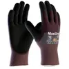ATG Gant MaxiDry® 56-425 taille 8 lilas/noir nylon EN 388 catégorie EPI II