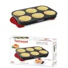 Techwood Crêpière INOX pour Mini crêpes + Pancakes anti-adhésif 6 crêp...