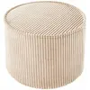 Wigiwama Pouf Brown Sugar velours côtelé