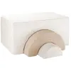 Wigiwama Ensemble de jeu arc-en-ciel Marshmallow velours côtelé