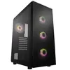 Fortron Boîtier PC FSP CMT340 Plus (ATX), Boîtier PC, Noir