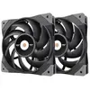 Thermaltake TOUGHFAN 12 Boitier PC Ventilateur 12 cm Noir 2 pièce(s)