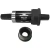 SHIMANO Sunrace Trapas - 127mm lengte - 38mm diameter - Staal & Aluminium - Zwart