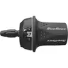 Manette vtt p.tournante 7v. sunrace droite comp. shimano/sram tsm 21