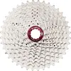 Cassette 10 speed Sunrace CSMX3 11-42T - zilver/rood