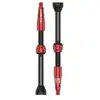 Lezyne CNC TLR Tubeless Valve   Lichtgewicht   Gemaakt van sterk aluminium   60mm   Rood
