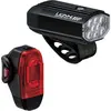 Lezyne Micro Drive 800+ / Ktv Drive+ Lichtset Zilver 800 / 40 Lumens