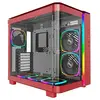 Montech KING 95 PRO Midi-tour, verre trempé, ARGB - Rouge
