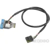 Akasa USB 3.1 Gen2 internal to USB 3.1 Gen1 19-pin adapter cable