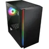 COUGAR Purity RGB pur et élégant ARGB Mini Tour Boîtier - Noir (Noir)