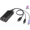 Aten DisplayPort USB KVM DigiProcessor, Commutateur KVM, Noir, Violet