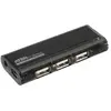 Aten UH284Q9Z-AT (USB-B, 4 ports), Station d’accueil + hub USB, Noir