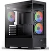 AeroCool P500D-G-BK-v1 (schwarz) (ATX), Boîtier PC, Noir