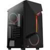 AeroCool Boitier PC Moyen Tour ATX AeroCool Scape V3 RGB avec panneau vitré - Noir