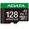 Adata microSD 128GB Speed Plus UHS-I U3 + adaptateur (128 Go, microSDX...