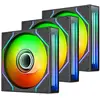 Thermaltake Swafan Infinity EX12 ARGB Sync x 3 - Noir