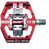 Ht Components Pédales HT X3 - redû - 85x90x14 mm - Rouge - Homme - BMX Racing - Garantie 2 ans