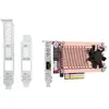 Qnap Carte D´extension Pci-e 2xpcie2280 M.2ssd Sl Pciegen3x8ctlr