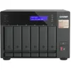 QNAP QVP-63B 8-CH 6 BAIES, NAS, Noir