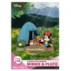 Beast Kingdom Toys Diorama Pvc D-stage Série Camping Mini & Pluto Disn...