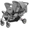 Poussette triple Familidoo Lidoo H3E + Ergondrive Full Grey