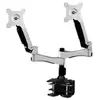 Aavara support 2 ecrans pour bureau a pincer ac742